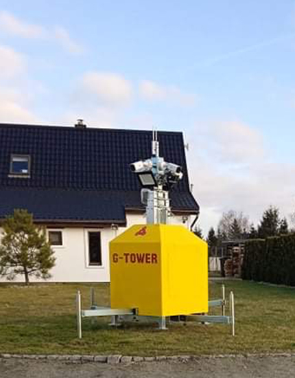 wieza monitorujaca alarm tower produkcja